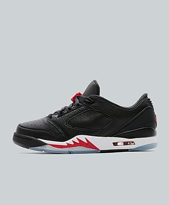 Jordan Sixty Plus Low Trainer in Black / White / Gym Red