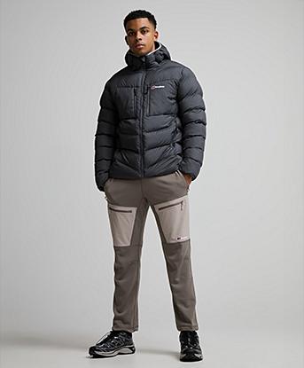 Berghaus Keyside Jacket in Archive Black / Garbo Grey