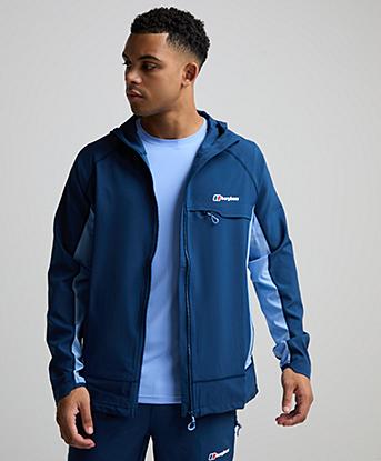 Berghaus Wavertree Hooded Jacket in Hale Navy / Day Flower