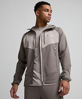 Berghaus Pavey Plus Hoodie in Volcanic Ash / Taupe