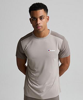Berghaus AltTech T-Shirt in Taupe / Volcanic Ash