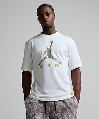 Jordan Brooklyn Real Tree T-Shirt in White / Real Tree