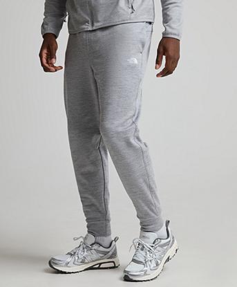 The North Face Performance Fleece SW Pant in Pale Grey Heather