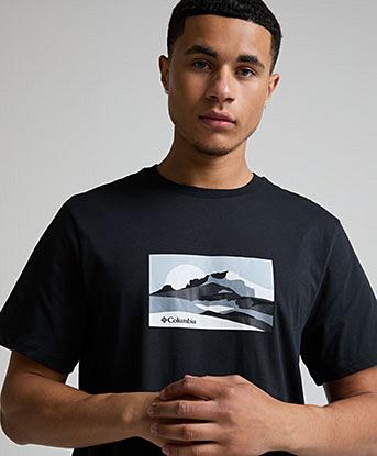 Columbia Seasonal Graphic T-Shirt in Black
