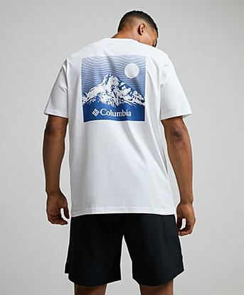 Columbia Outdoor Back Graphic T-Shirt in White