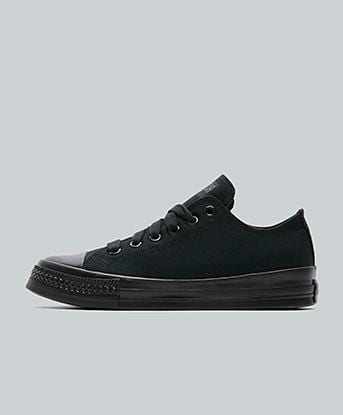 Converse Chuck Taylor Throwback Ox Trainer in Black / Black / Black