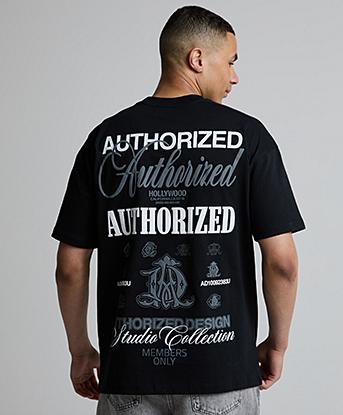Authorized Manifold 2.0 T-Shirt in Black