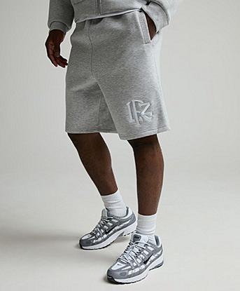 Lorenzo Origin Neoprene Full Zip Short in Grey Marl