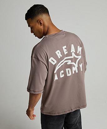 Lorenzo Campus T-Shirt in Dusty Cocoa
