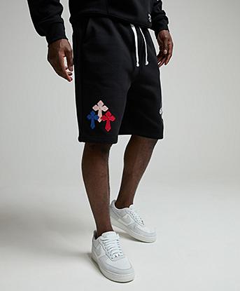Lorenzo Empire Short in Black / Multi