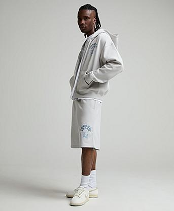 Lorenzo Atlas Short in Mist / Blue