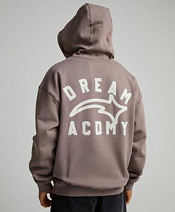 Lorenzo Campus Hoodie in Dusty Cocoa