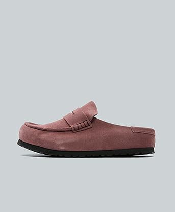 Birkenstock Womens Naples Wrapped Shoe in Pepper