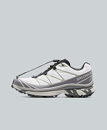 Salomon Womens XT-6 Trainer in White / Excalibur / Paloma