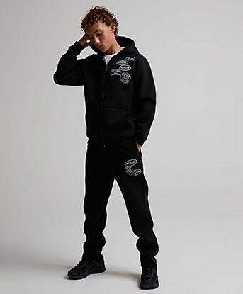 Mercier Junior Scuba Open Hem Jogger in Black