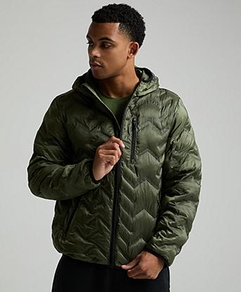 Merrell Ironvale Lightweight Packable Puffer Jacket in Military Green