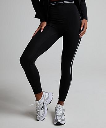Monterrain Womens Adapt Legging in Black / Optic White