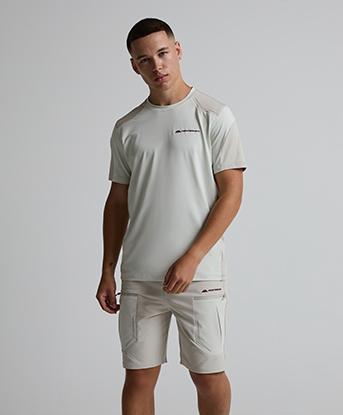 Monterrain Orbit T-Shirt in Ancient Pewter / Frosted Aspen / Wild Fig