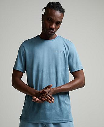 Monterrain Vapor T-Shirt in Fort Blue / Mirage Waters