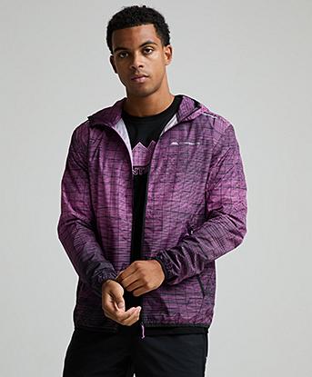 Monterrain Fuse Windrunner in Black / Velvet Bloom