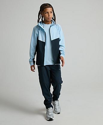 Monterrain Junior Bolt 3.0 Space Dye Pant in Academy Blue / Spirit Blue