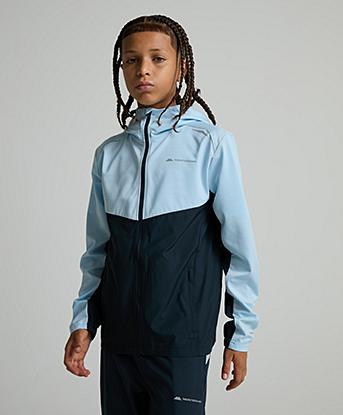 Monterrain Junior Bolt 3.0 Space Dye Windbreaker in Academy Blue / Spirit Blue