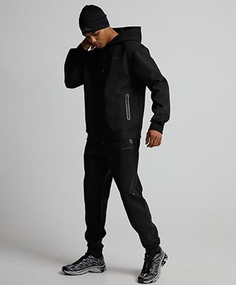 Monterrain Ultimate Full Zip Hoodie in Black