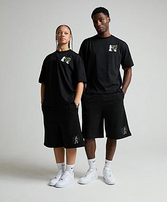 Epic Kid Logo Baggy Fit Short in Black