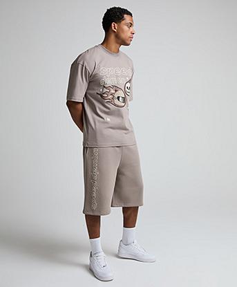 Epic Kid Speed Demon T-Shirt in Ashen Clay