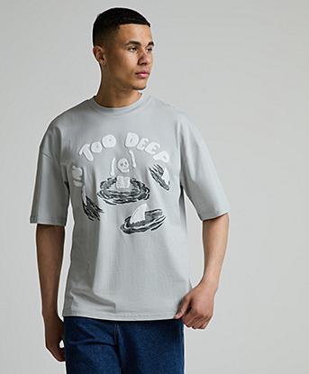 Epic Kid In Too Deep T-Shirt in Slate Haze