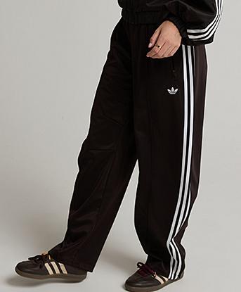 adidas Originals Womens Firebird Barrel Track Pant in Aurora Coffee