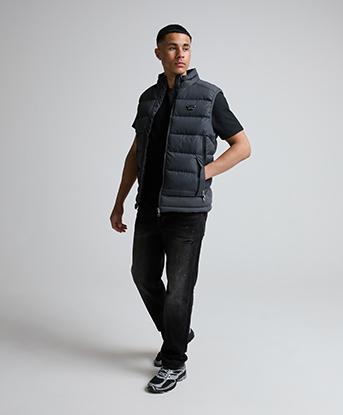 Alessandro Zavetti Nevo Gilet in Urban Charcoal