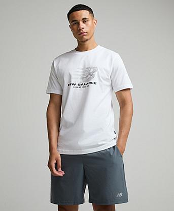 New Balance Graphic T-Shirt in White