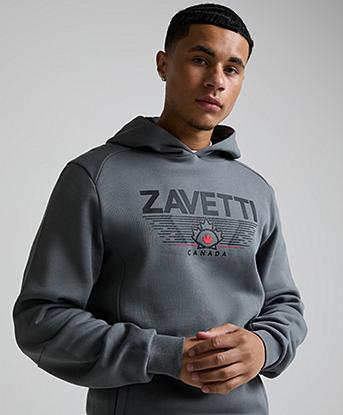 Zavetti Canada Chandoni Overhead Hoodie in Volcanic Veil