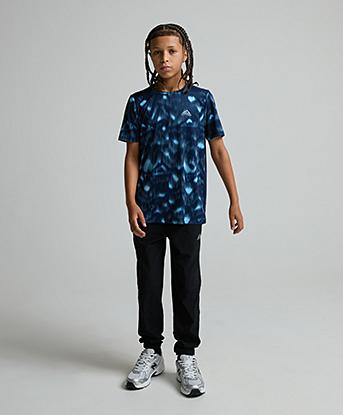 Alpyrex Junior Lunar T-Shirt in Naval Ink / Summer Sky