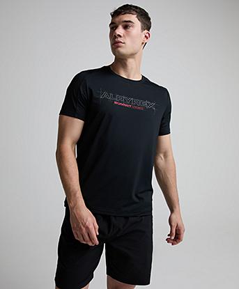 Alpyrex Carabiner Graphic T-Shirt in Black / Engine Blaze