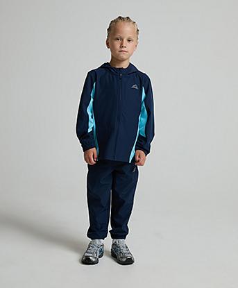 Alpyrex Nursery Vertex Woven Suit in Naval Ink / Ocean Pop