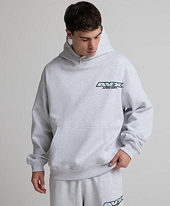 AVX Craft Hoodie in Light Grey Marl