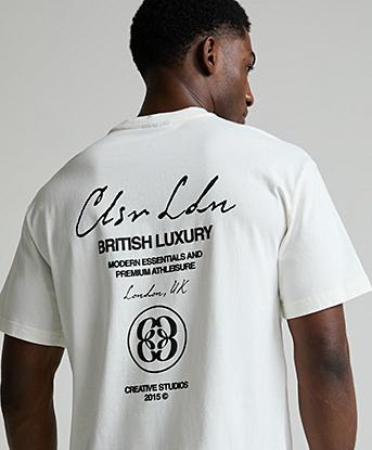 Closure London British Luxury T-Shirt in Off White