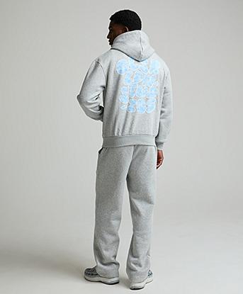 Closure London Bitmap Bubble Suit in Grey Marl