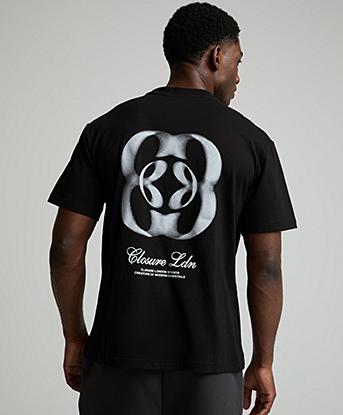 Closure London Blurred Icon T-Shirt in Black