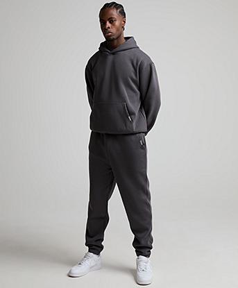 Closure London Relaxed Fit Tracksuit in Charcoal