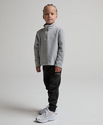 Metissier Nursery Auray Quarter Zip Suit in Salted Fog / Urban Charcoal