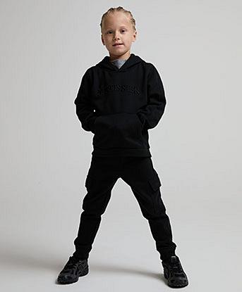 Metissier Nursery Valder Overhead Hoodie Suit in Black