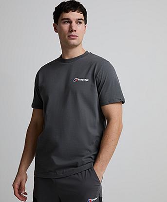 Berghaus Orbital Fade Short Sleeved T-Shirt in Archive Black / Acid Rain / White