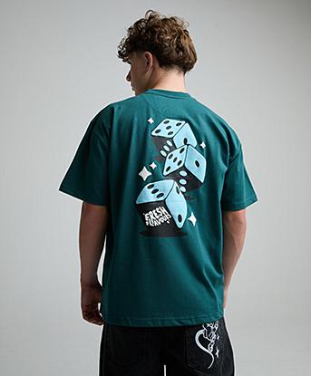 Fresh Couture Junior Chance T-Shirt in Forest Green