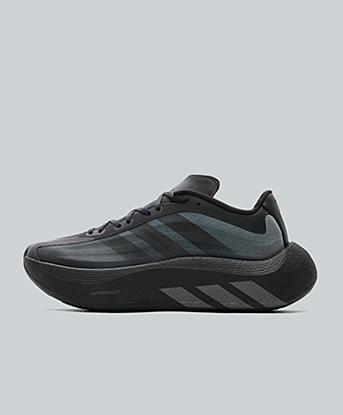 adidas Hyperboost Euphoria LT Trainer in Black / Black / Grey