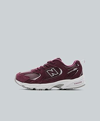 New Balance Infant 530 Trainer in Mulled Wine / NB 103 White