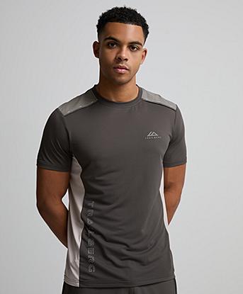 Trailberg Triathlon Ultra T-Shirt in Mineral / Mocha / Deep Stone