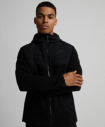 Trailberg Outland Hybrid Polar Fleece in Black